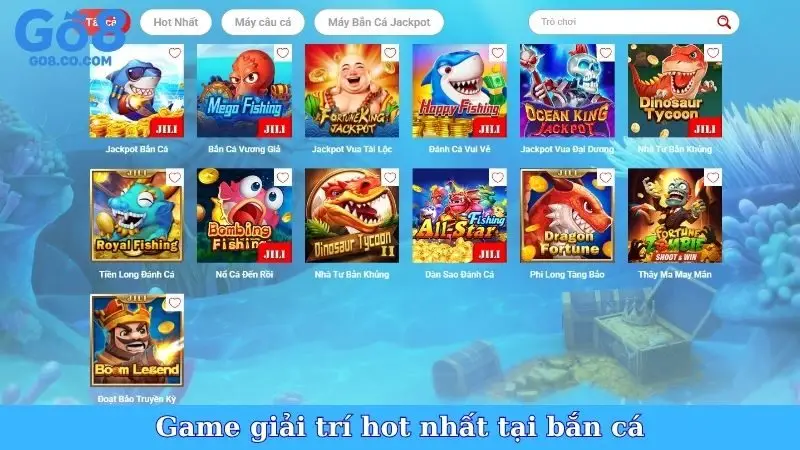 Game giải trí hot nhất tại bắn cá