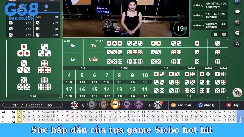 Sức hấp dẫn của tựa game Sicbo hot hit